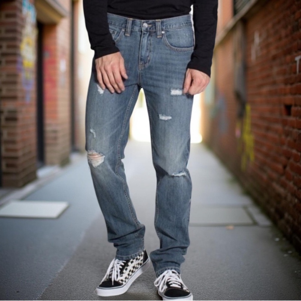 RSQ London Distressed Skinny Jeans Size 30 x 30